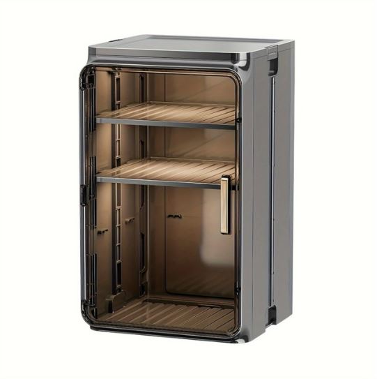 Multifunctional Dustproof Plastic Cup Organizer - Multi-Tier Countertop Storage Rack for Coffee Mugs, Tea Cups, Kitchen & Office