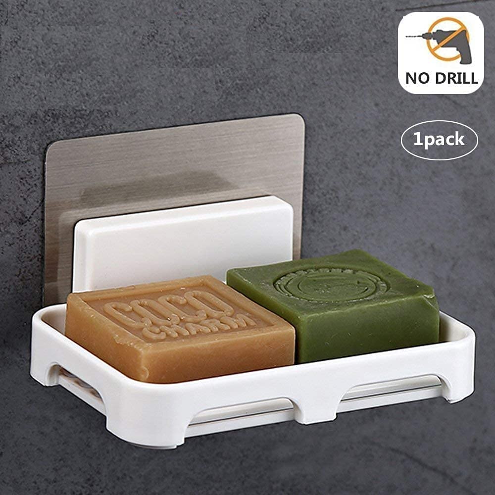 Multipurpose Plastic Soap Dish Wall Mounted