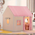 Indoor Playhouse Tent Castle, Ideal for Playtime Kids Tent Playhouse for Baby Princess (Pink)