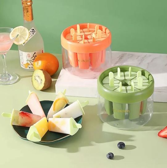 Homemade Popsicle Frozen Ice Cream Molds Tray, Reusable Ice Pop Makers, Mini Popsicle Mold