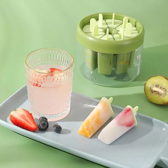 Homemade Popsicle Frozen Ice Cream Molds Tray, Reusable Ice Pop Makers, Mini Popsicle Mold