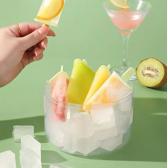 Homemade Popsicle Frozen Ice Cream Molds Tray, Reusable Ice Pop Makers, Mini Popsicle Mold
