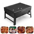 Portable Charcoal BBQ Grill – Folding Barbecue Grill for Outdoor Cooking – Black – Best for Picnic & Camping in Pakistan
