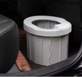 Portable Folding Toilet with Urinary Baffle, Portable Toilet Compact for Adults and Kids