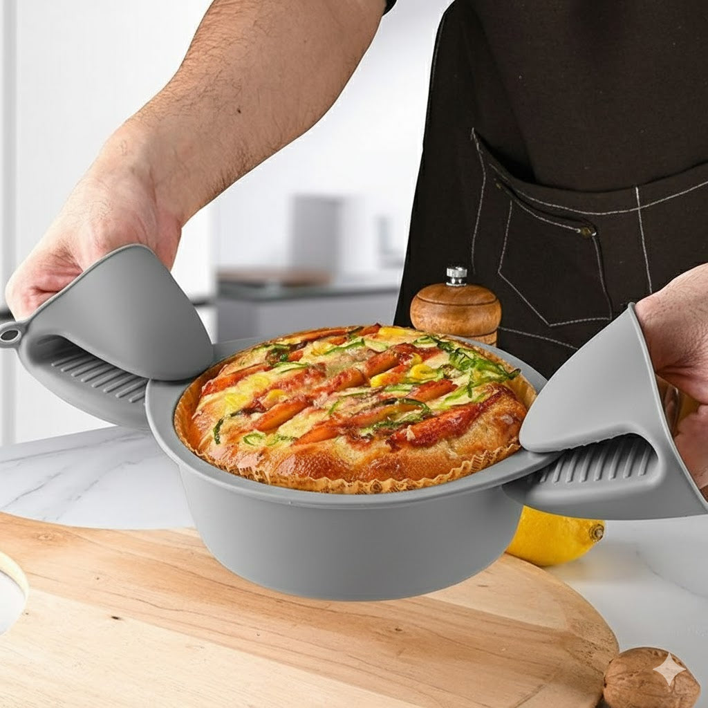 High Quality 22-Piece Portable Non-Stick Silicone Baking Set (Grey)