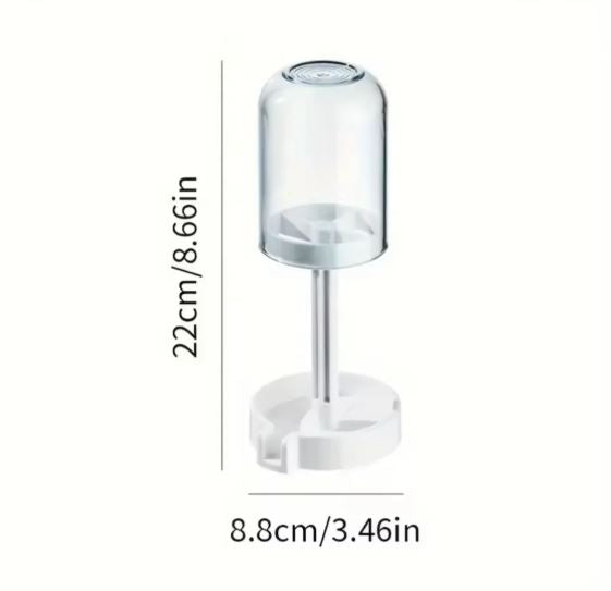 Household Bathroom 3-In-1 Toothbrush Holder Toothpaste & Mouthwash Cup Organizer Dry And Dustproof Cleaning Tool Storage Rack