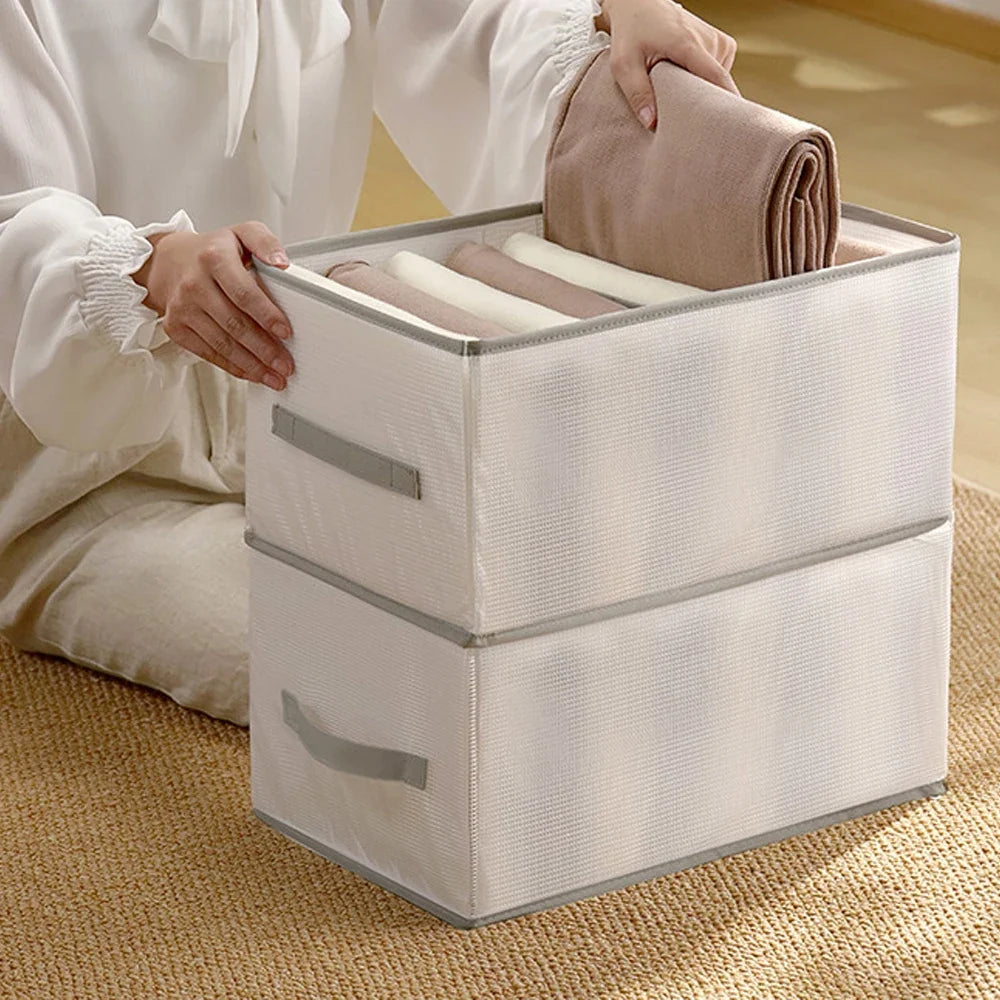 Portable Wardrobe Storage Box For Clothes Storage And Organization