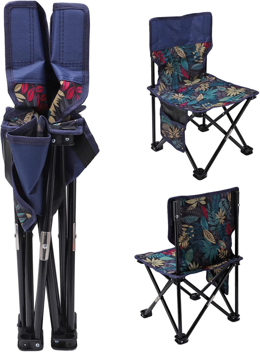 Portable Waterproof Fishing Folding Chair, Outdoor Camping Chair for Fishing Beach