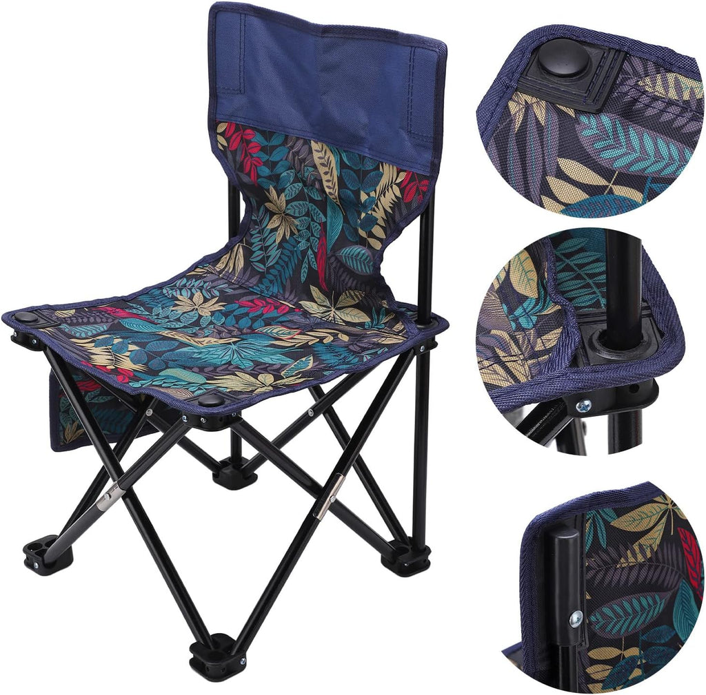 Portable Waterproof Fishing Folding Chair, Outdoor Camping Chair for Fishing Beach