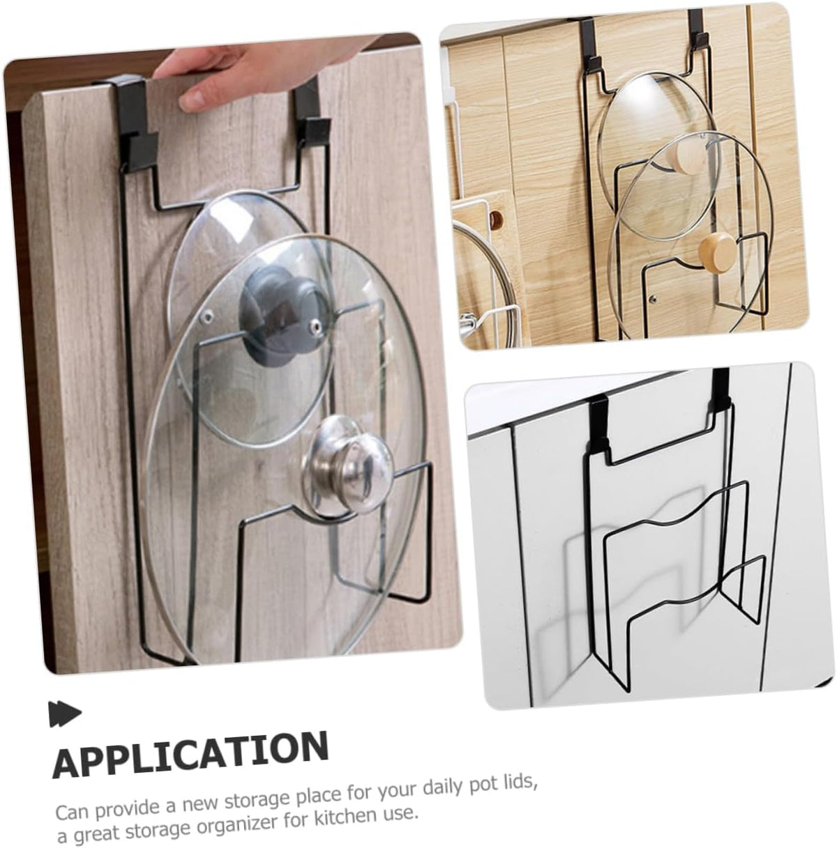 Cutting Boards Saucepan Pot Pan Lid Holder, Pot Lid Rack For Kitchen