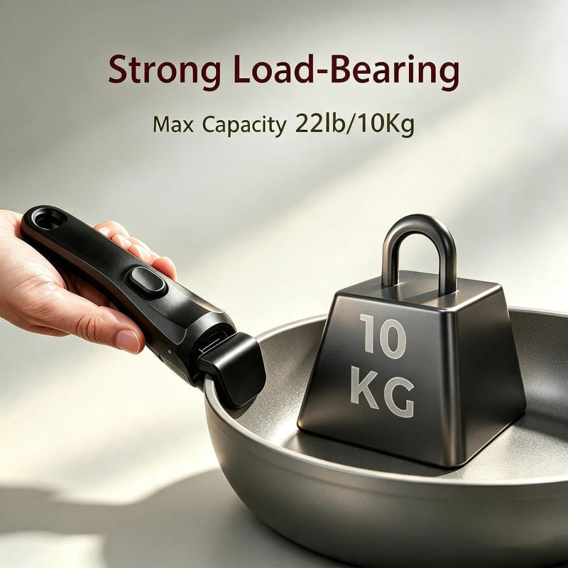Pot Handle Detachable Replaceable Cookware Handle For Home Outdoor Camping