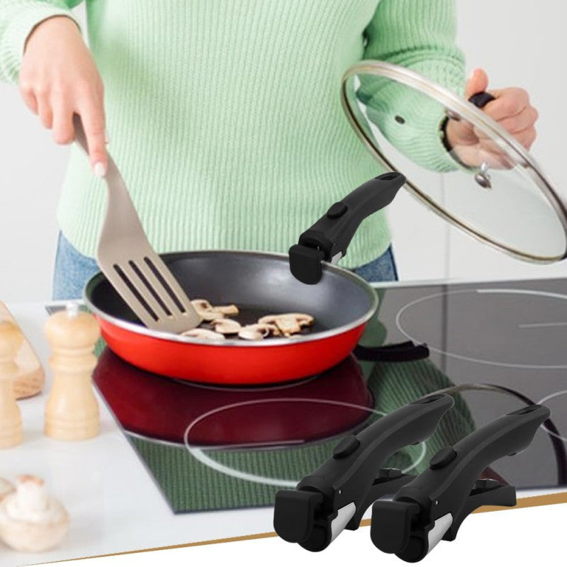 Pot Handle Detachable Replaceable Cookware Handle For Home Outdoor Camping