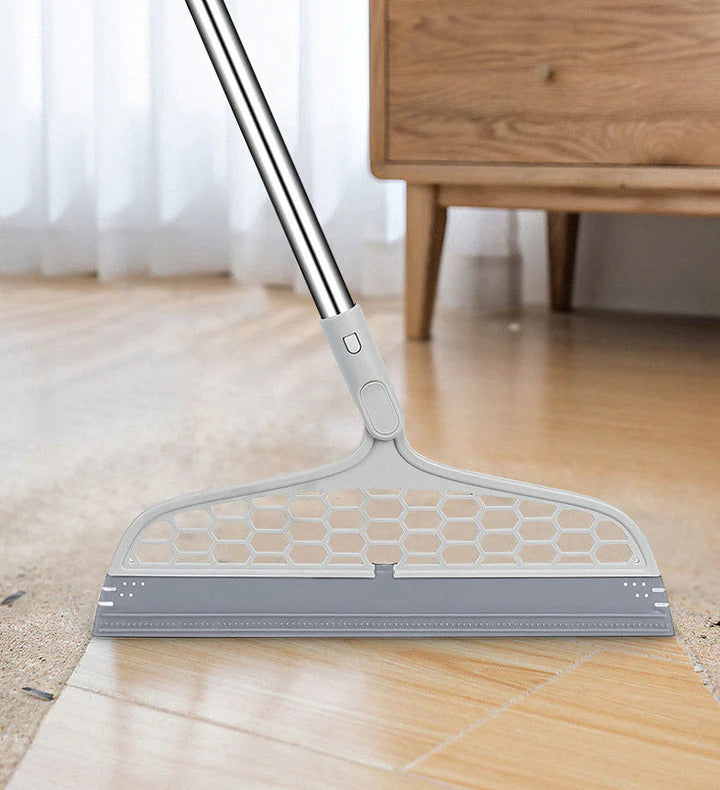 Premium 180° Rotatable Floor Scraper – 36cm Wide Head (Milk White)