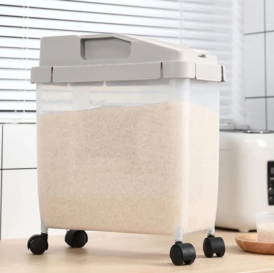 10Kg Rice Container Storage Box With Wheels