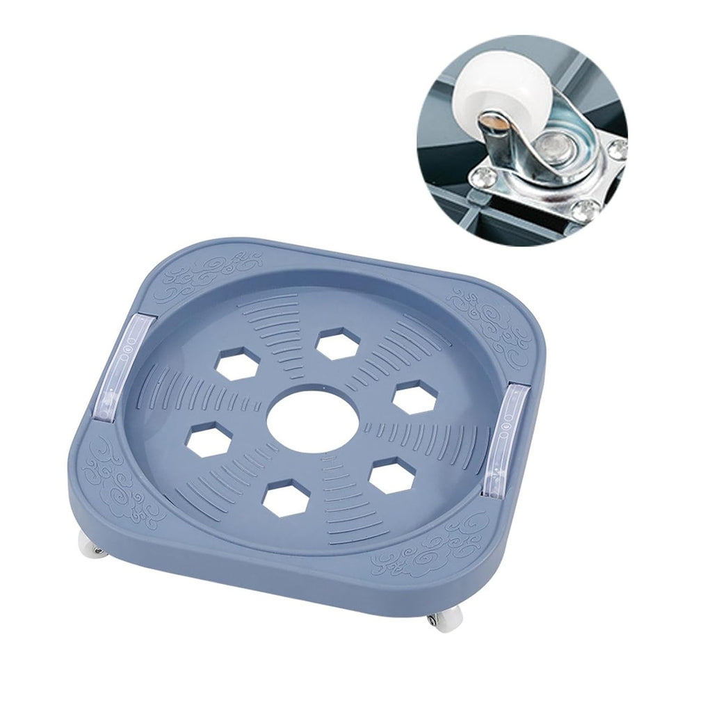 Rolling Plant Stand Stable Plant Holder with Casters for Garden Yard Balcony