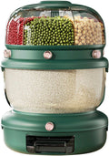 Rotatable Rice Dispenser - Rice Storage Container, Household Grain Dispenser Bucket
