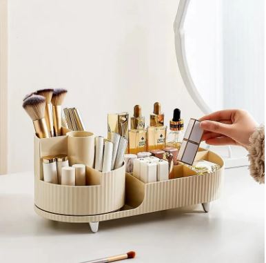 Glamour Beauty Organizer Rotating Makeup Display Storage Organizer