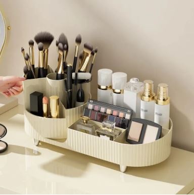 Glamour Beauty Organizer Rotating Makeup Display Storage Organizer