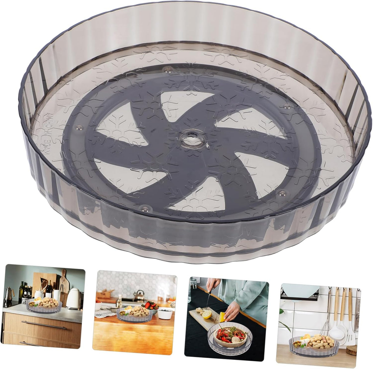 Rotating Spice Rack Organizer for Kitchen Condiments