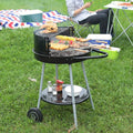 Open Grill Outdoor Portable Grill Round BBQ Plate