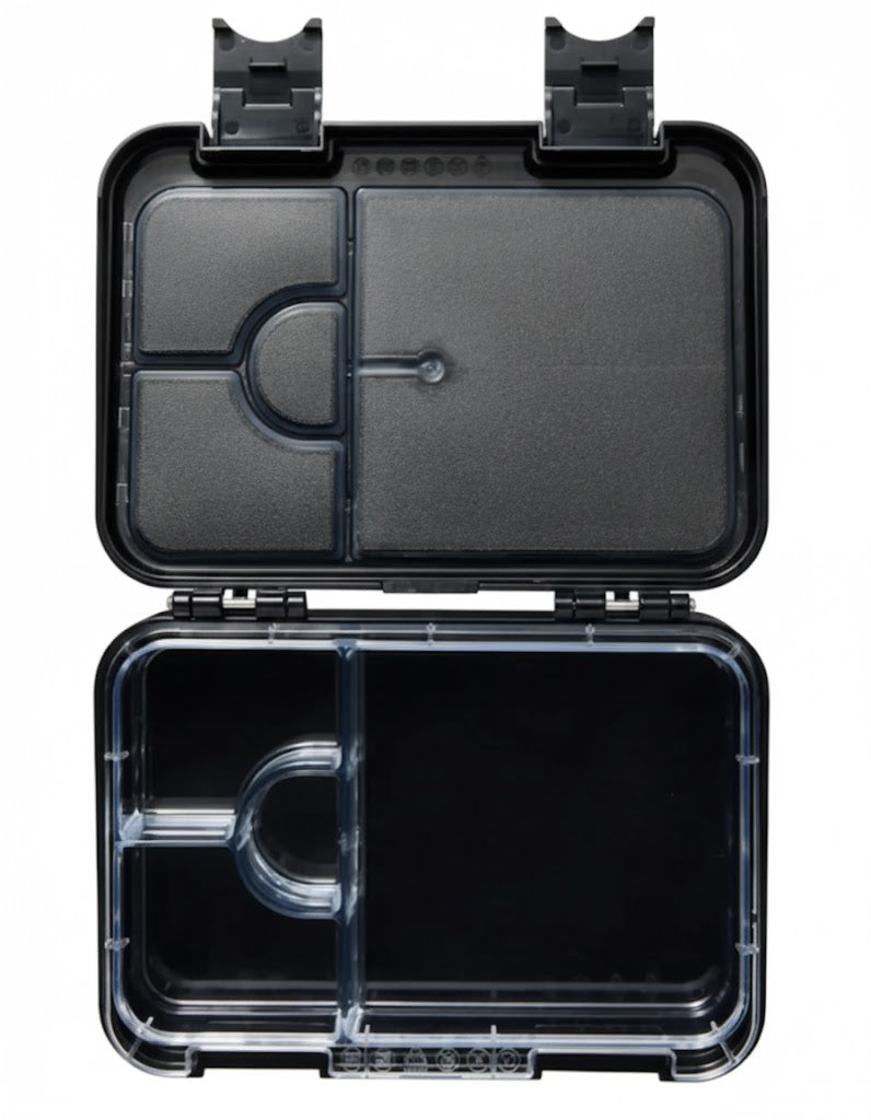 Smiggle - 4 Compartment Original Spiderman Bento Lunch Box for Kids