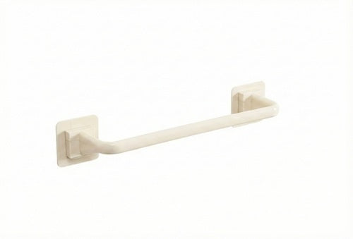 Self-Adhesive Towel Rod Towel Bar Stick On Wall Bath Towel Holder Rail Rack (Only Black)