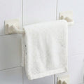 Self-Adhesive Towel Rod Towel Bar Stick On Wall Bath Towel Holder Rail Rack (Only Black)