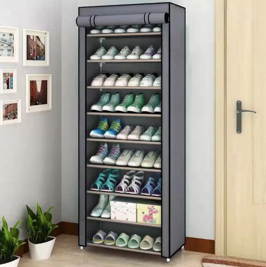Multi-Layer Shoe Rack Organizer Dustproof Shoe Cabinet