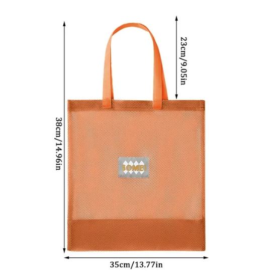 Shopping Bag Long Handle Portable/Washable Reusable Net Shopping Tote String Bag Organizer For Grocery