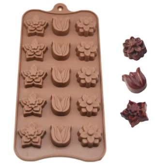 Silicone Chocolate Mold Non-Stick Candy And Jelly Mould Cake Cookie Mold For Chocolate Baking DIY