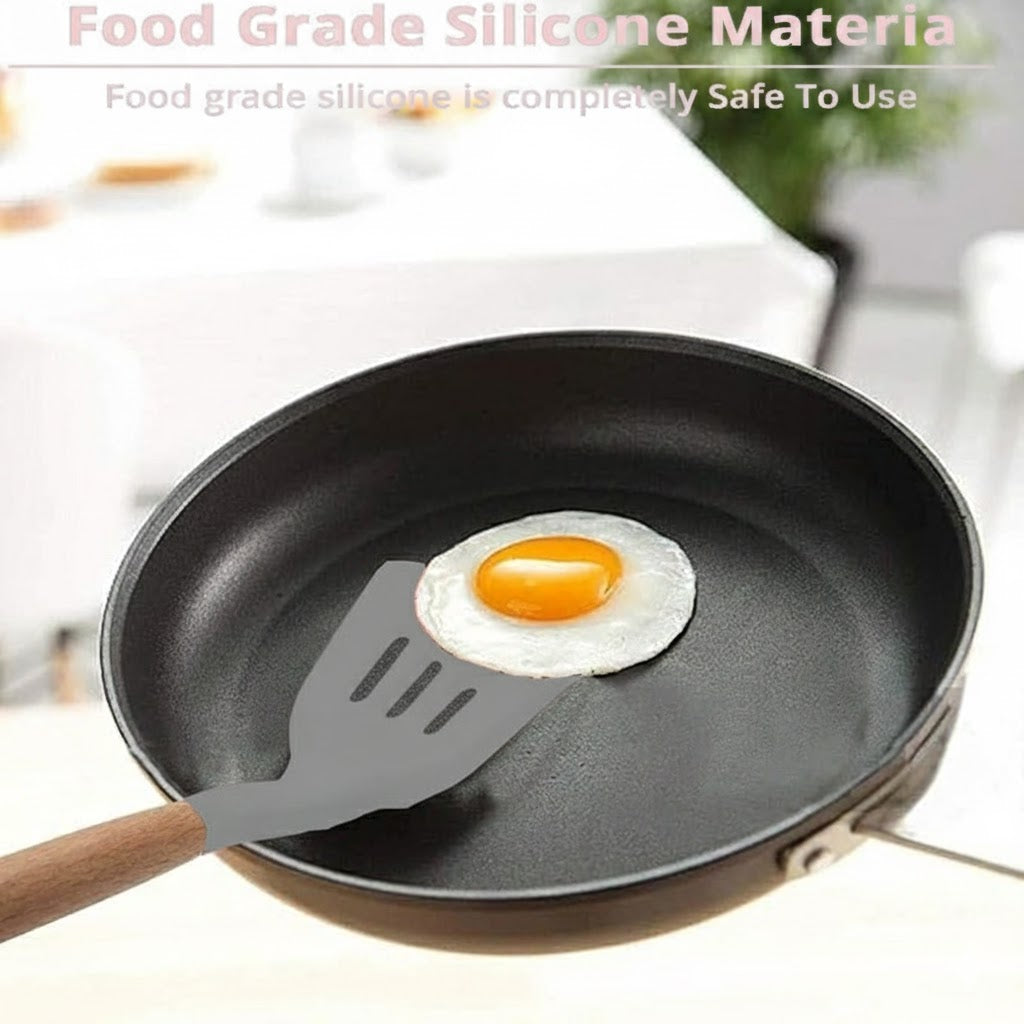 Wooden Handle Silicone Head Turner
