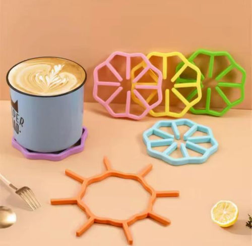 (Pack Of 2) Silicone Heat Insulation Pot Mat
