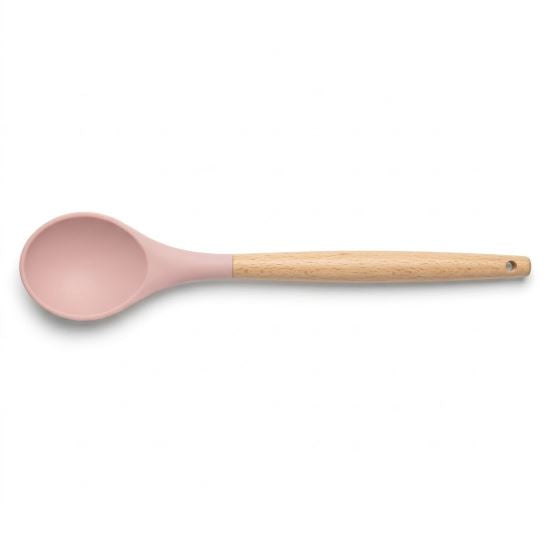 Silicone Spoon Wooden Handle Silicone Cooking Utensils