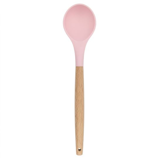 Silicone Spoon Wooden Handle Silicone Cooking Utensils