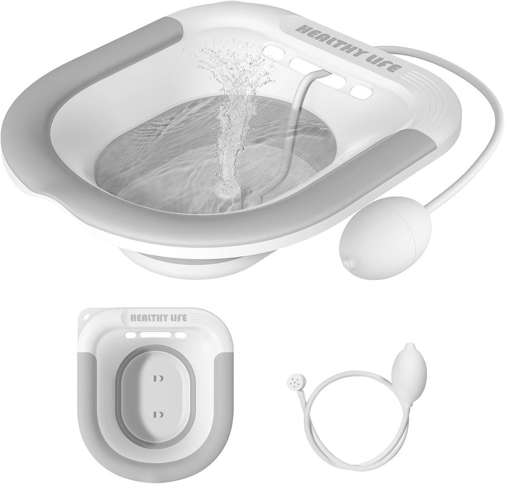 Over-The-Toilet Perineal Soaking Basin For Postpartum Care, Hemorrhoidal Treatment, Portable Bidet For Pregnant Women And Elderly Care