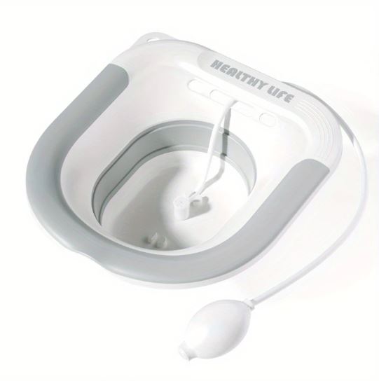 Over-The-Toilet Perineal Soaking Basin For Postpartum Care, Hemorrhoidal Treatment, Portable Bidet For Pregnant Women And Elderly Care