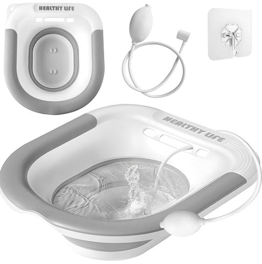 Over-The-Toilet Perineal Soaking Basin For Postpartum Care, Hemorrhoidal Treatment, Portable Bidet For Pregnant Women And Elderly Care