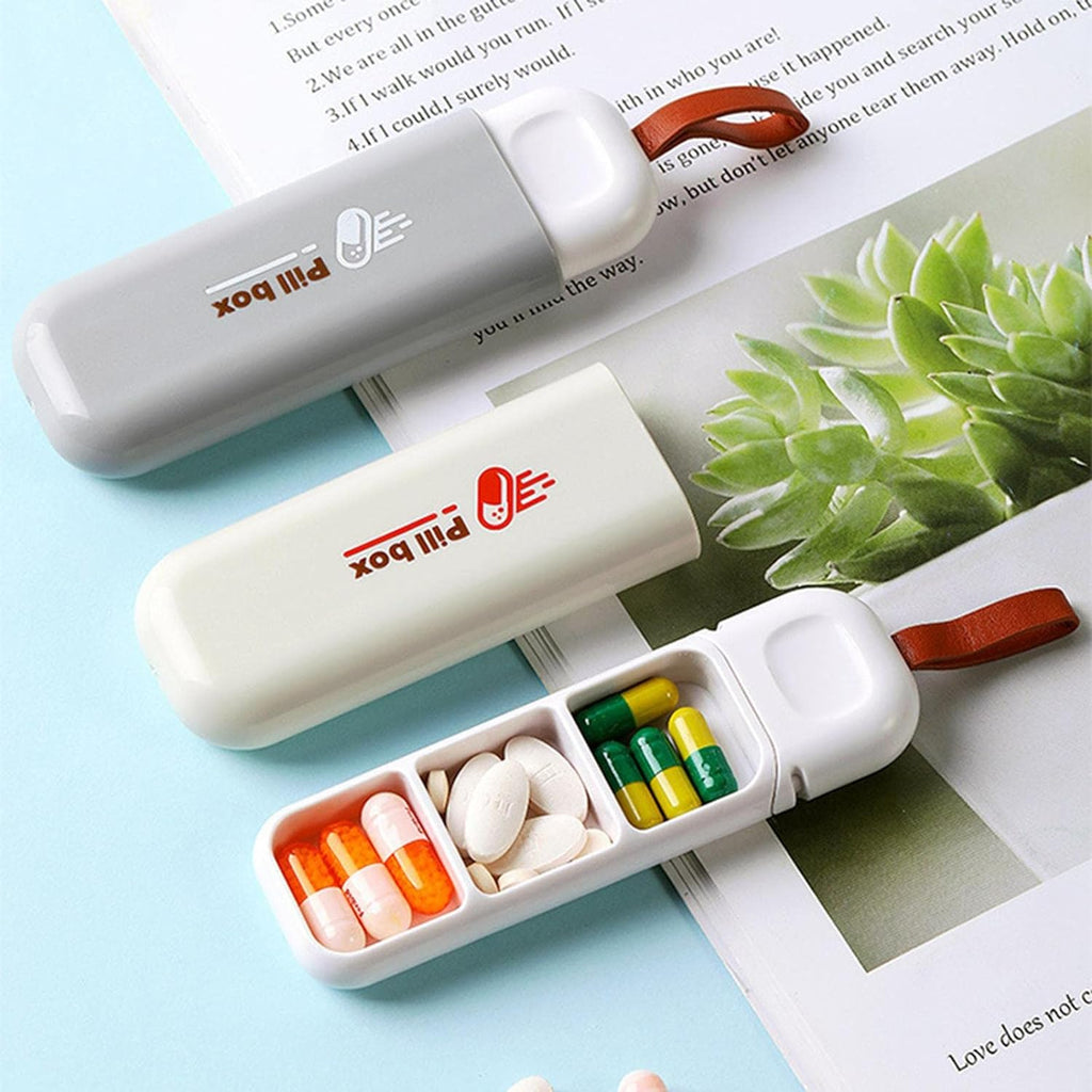 Small Pill Box For Pocket, Portable Mini Size Medicine Organizer For Pocket Or Purse Storage Vitamin, Fish Oil, Earrings
