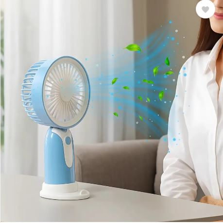 Speed Rechargeable Portable Mini Fan for Home, Office, Desk | Small Fan Rechargeable Fan