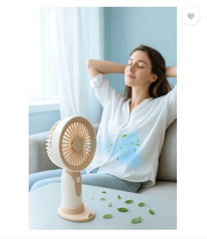 Speed Rechargeable Portable Mini Fan for Home, Office, Desk | Small Fan Rechargeable Fan