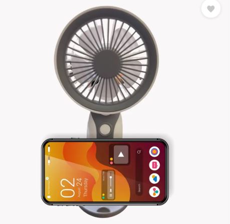 Speed Rechargeable Portable Mini Fan for Home, Office, Desk | Small Fan Rechargeable Fan