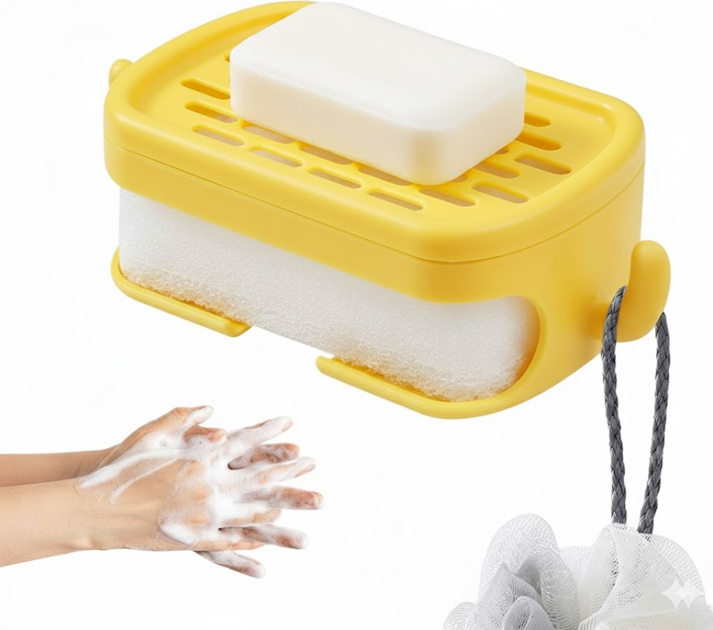 Soap Container | 3 in 1 Soap and Sponge Container