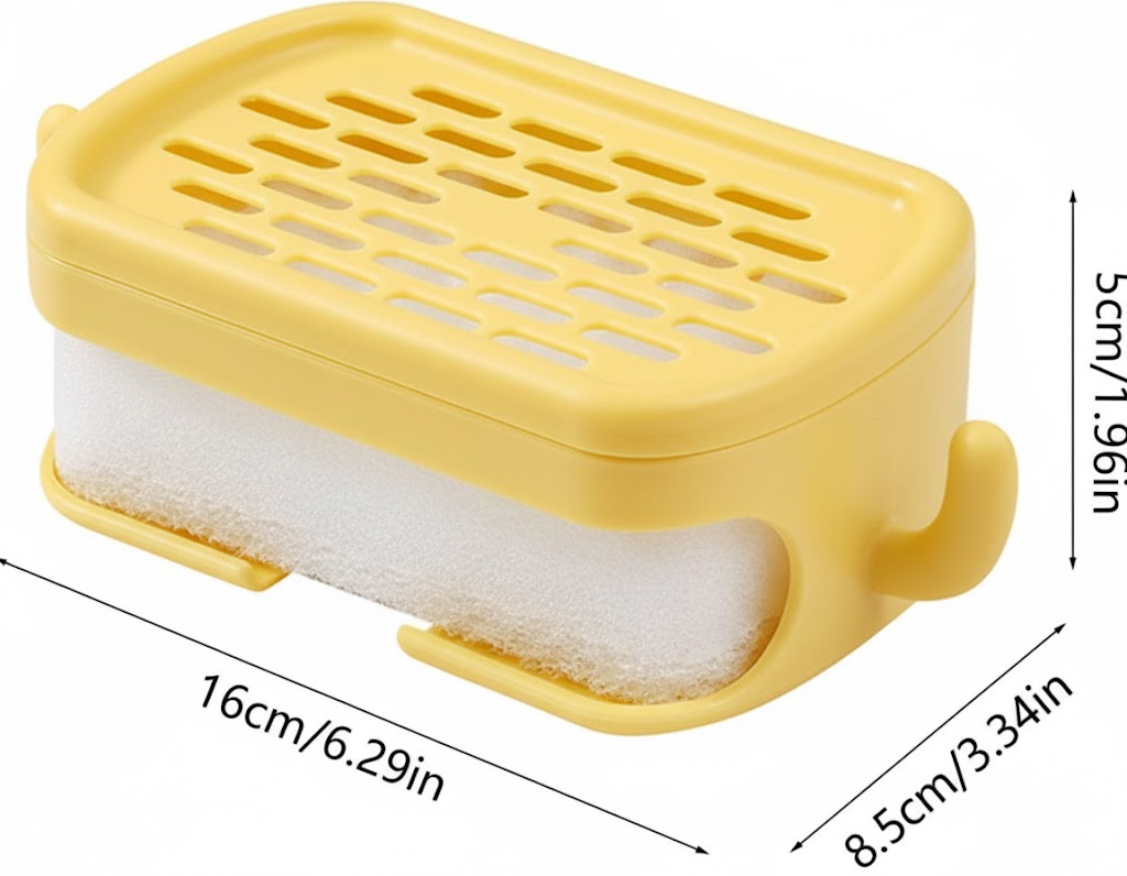 Soap Container | 3 in 1 Soap and Sponge Container