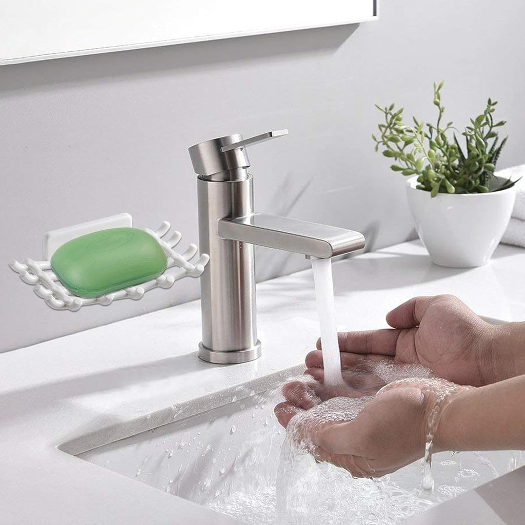 Soap Holder for Shower - Self-Adhesive Soap Holder for Shower, Rattan Soap Holder | Drill-Free Installation Shower Soap Dish