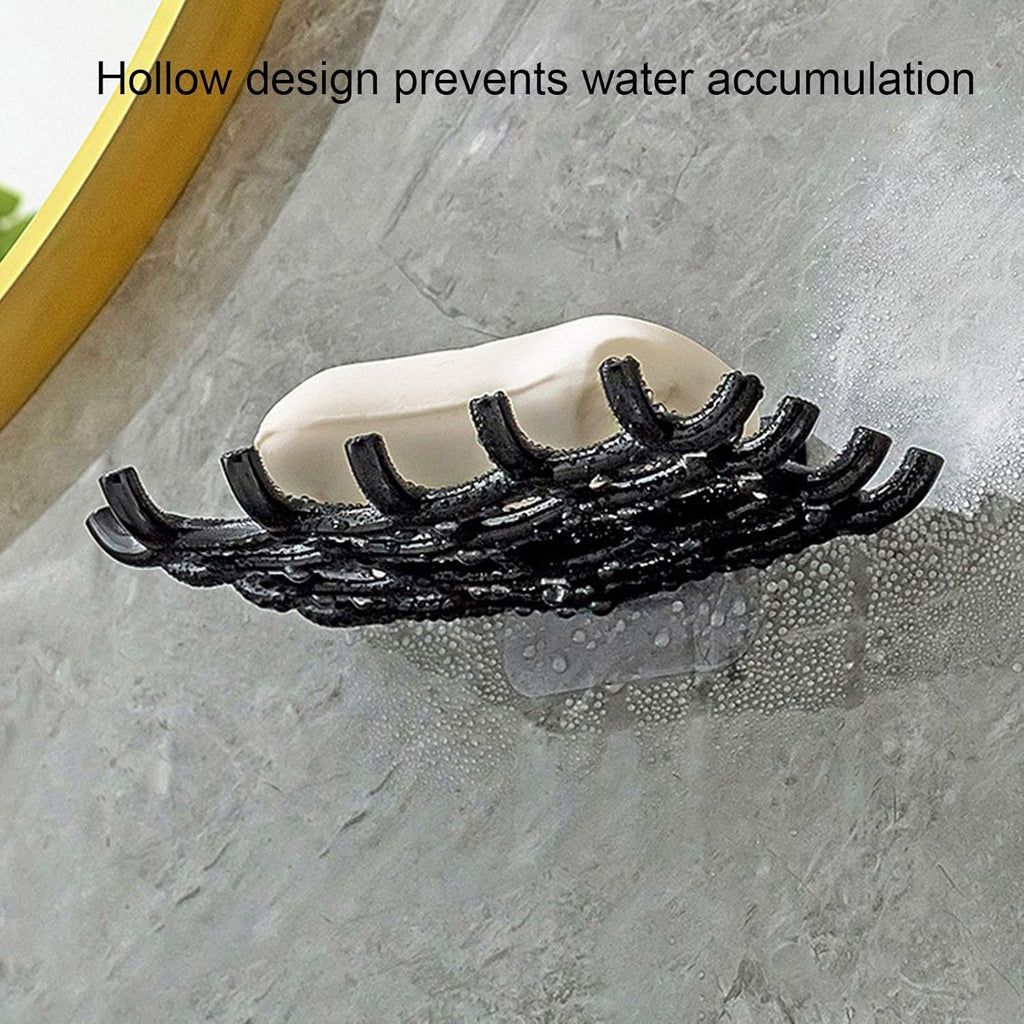 Soap Holder for Shower - Self-Adhesive Soap Holder for Shower, Rattan Soap Holder | Drill-Free Installation Shower Soap Dish