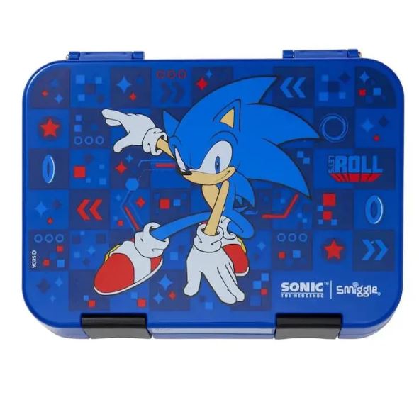 Smiggle Sonic The Hedgehog Bento Lunch Box for Kids – BPA-Free, Durable & Eco-Friendly