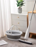 Sponge Mop with Foldable Bucket