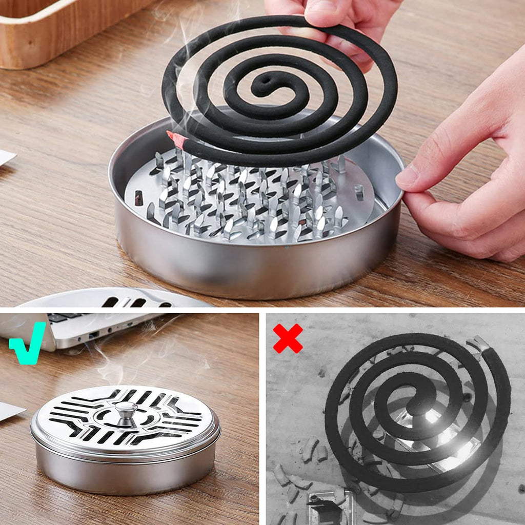 Stainless Steel Mosquito Coil Holder