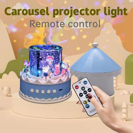 High Quality Starry Carousel Night Light Projector