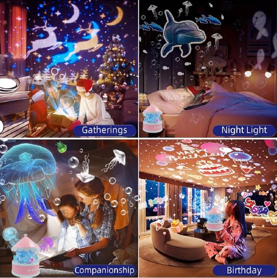 High Quality Starry Carousel Night Light Projector